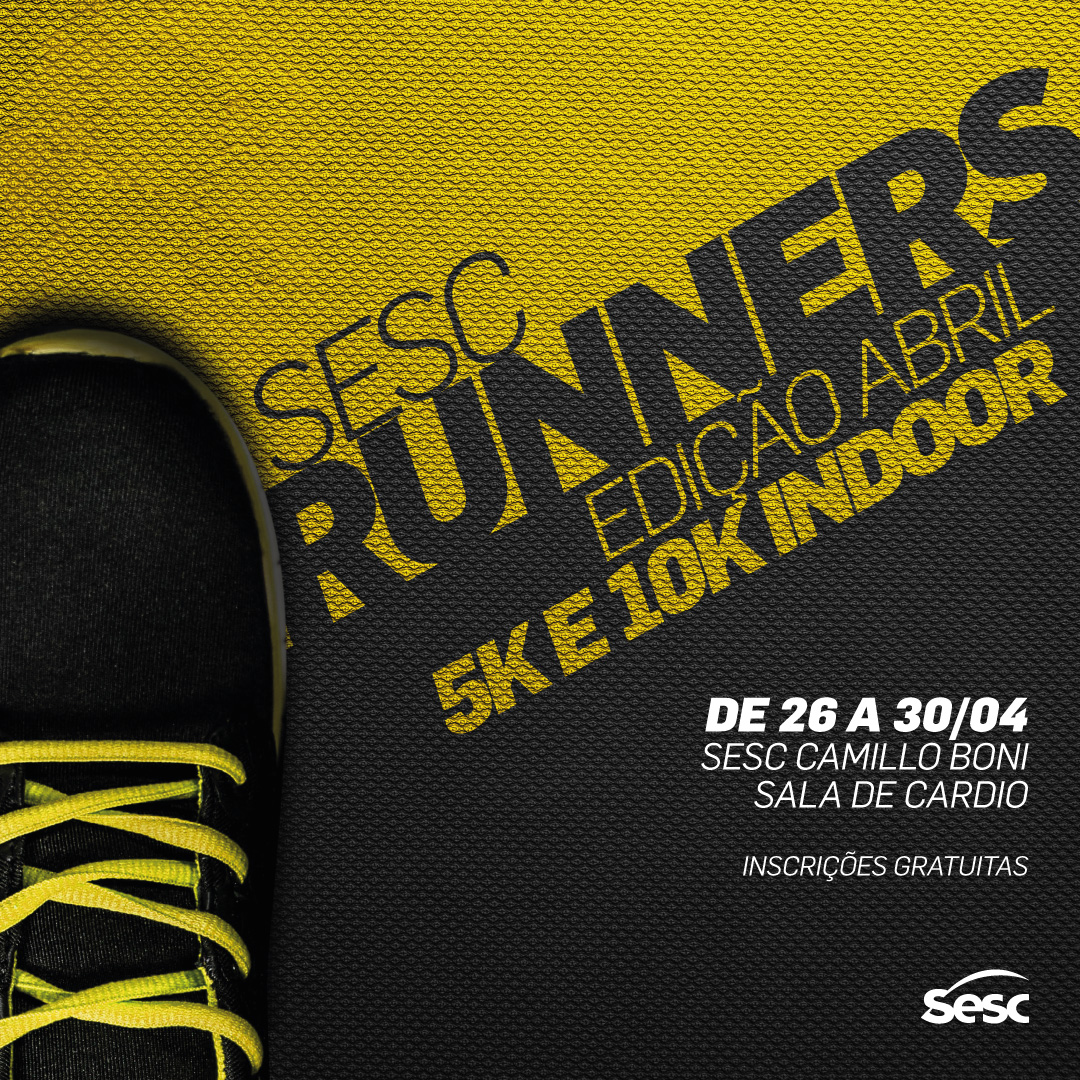 2ª Circuito Sesc Runners acontece de 26 e 30 de abril