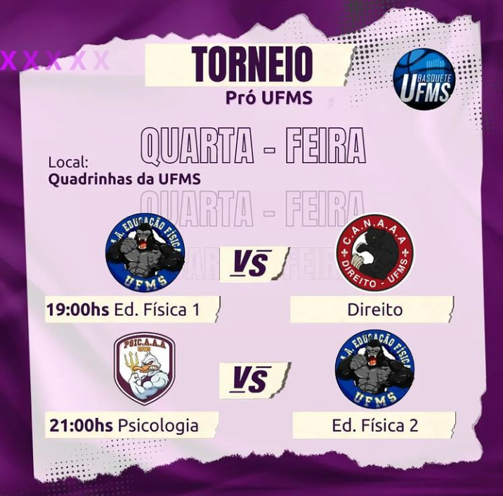 Nesta quarta tem rodada do Torneio Pró UFMS de Basquetebol 