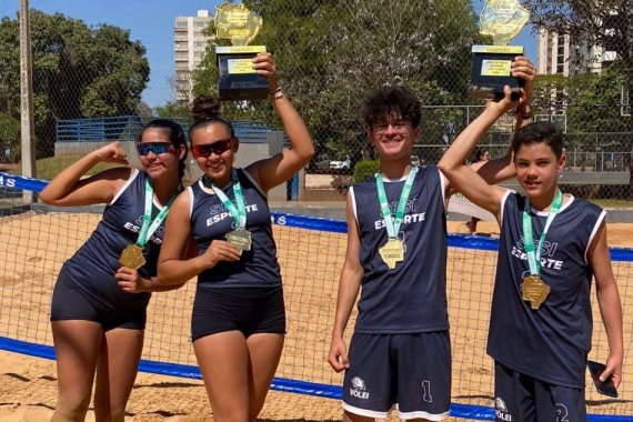 Alunos do Sesi sobem ao pódio nos Jogos Escolares da Juventude