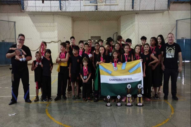 Chapadão do Sul é representado por atletas de Kung Fu em Amambai