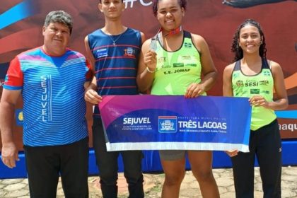 Atleta Vitória Barreto é vice-campeã em arremesso de peso