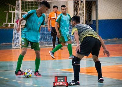 3º edição da Copa Comércio começou nesta terça no Ginásio de Jardim