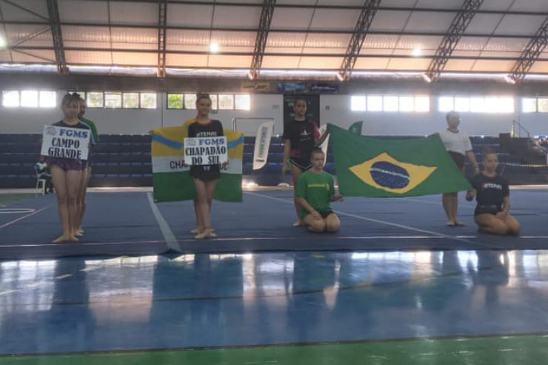 Chapadão do Sul é destaque na ginástica rítmica em Campo Grande