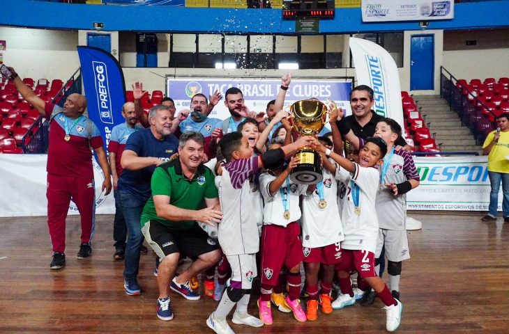 Fluminense fica com o título da Taça Brasil Sub-8 de futsal