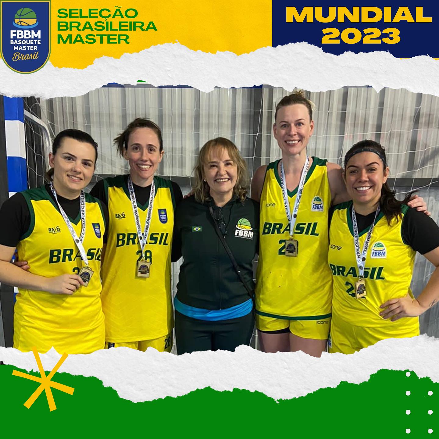 Atletas sul-mato-grossenses são campeãs no Mundial de Basquete Master