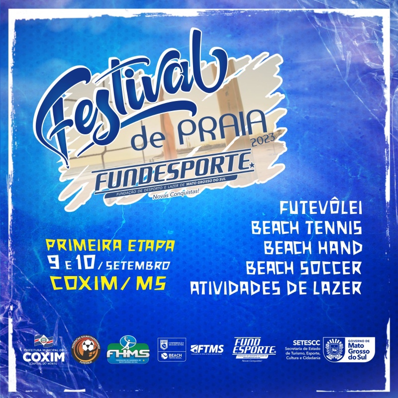 Coxim recebe o primeiro Festival de Praia do Mato Grosso do Sul