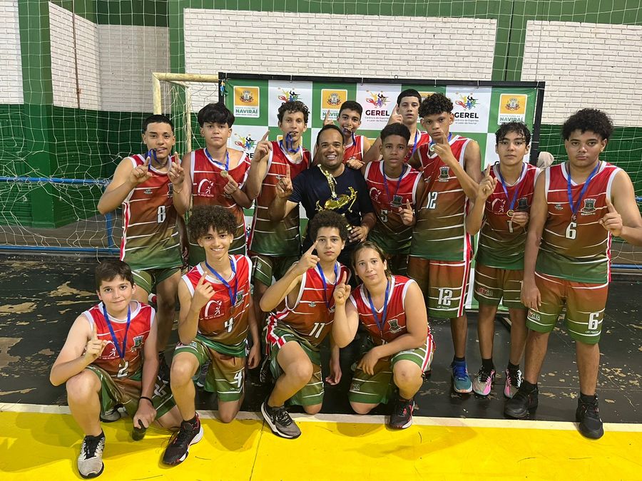 Equipe de Nova Andradina vence torneio de basquete em Naviraí