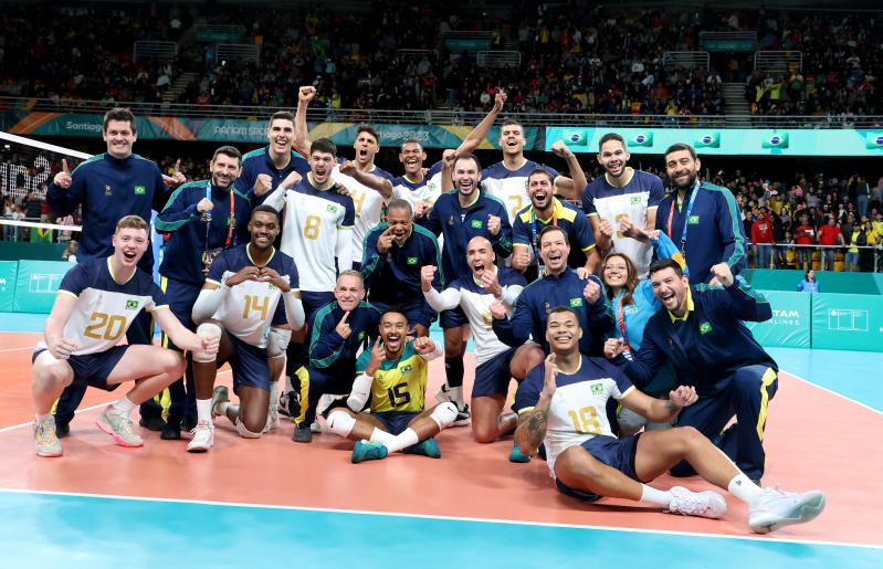 Seleção masculina avança para a semifinal do Pan-Americano de Santiago