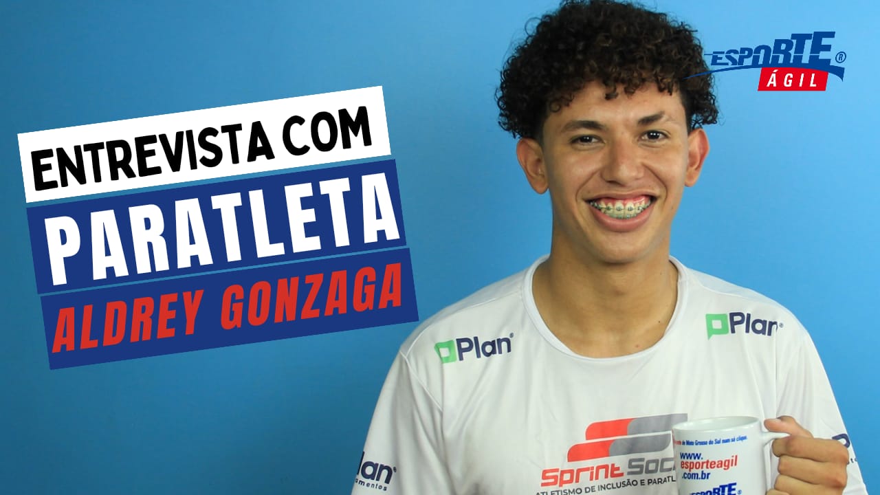 Esporte Ágil TV tem entrevista com Aldrey Gonzaga Paratleta conta sobre envolvimento na corrida de cadeira de rodas