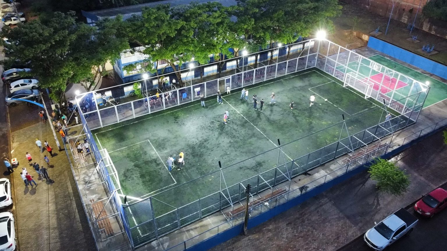 Camapuã recebeu nova arena esportiva parte do programa MS Bom de Bola