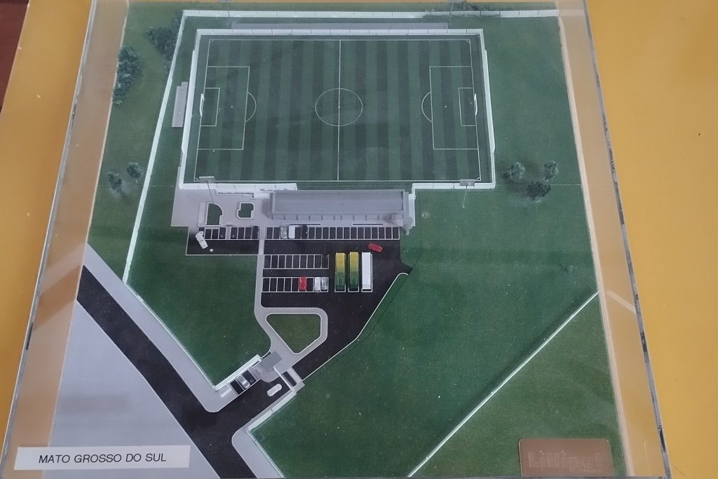Obra do Centro de Desenvolvimento de Futebol teve início em Campo Grande