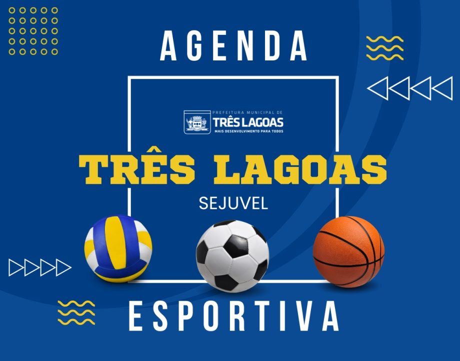 Confira agenda esportiva de Três Lagoas para este final de semana