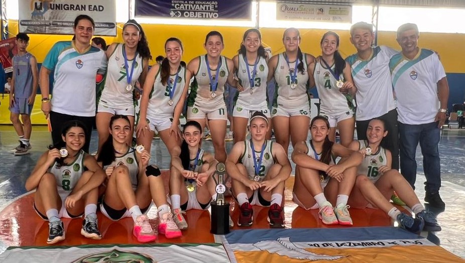 Erasmo Braga vence Estadual Feminino de Basquete Sub-16