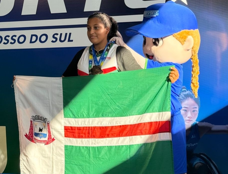 Atleta de Bataguassu conquista medalha nos Jogos Escolares da Juventude