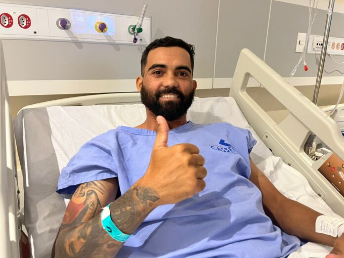 Rodrigo Charuto, do CREC/Juventude, passa por cirurgia e inicia recuperação