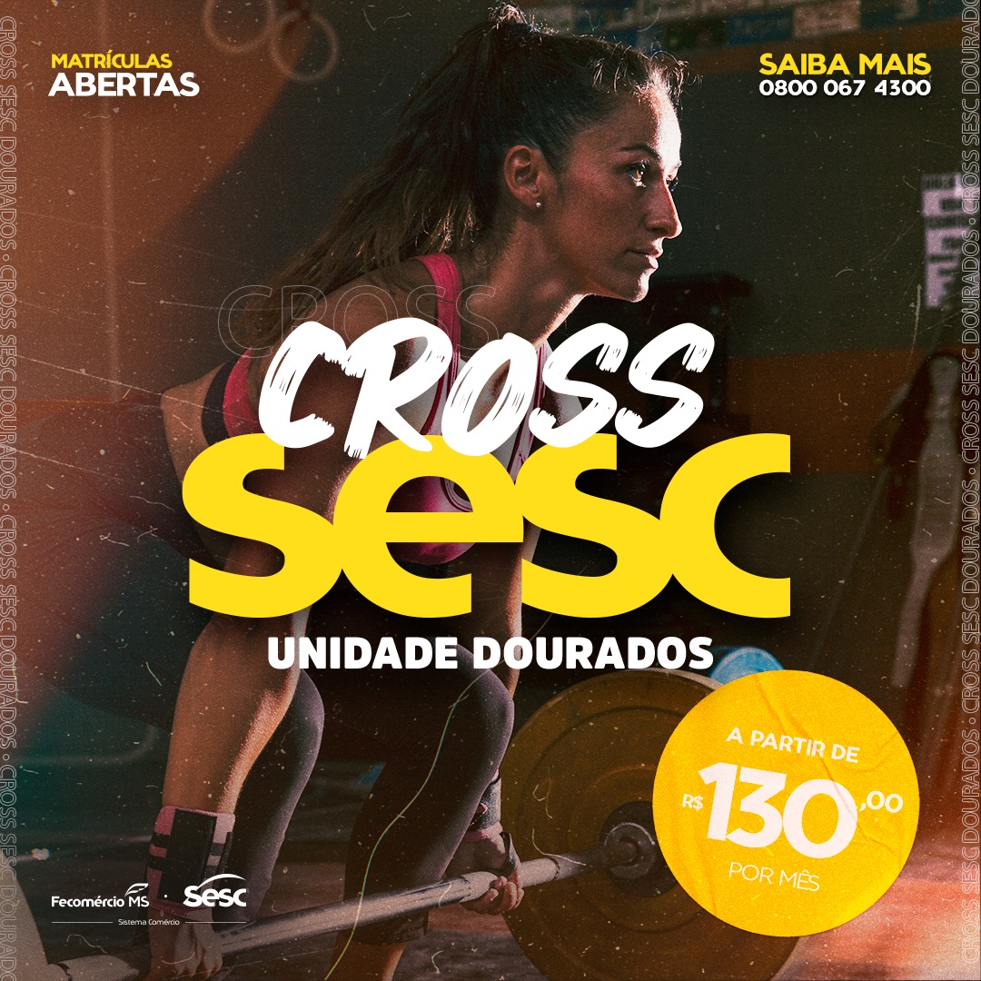 Cross Sesc Dourados está com matrículas abertas