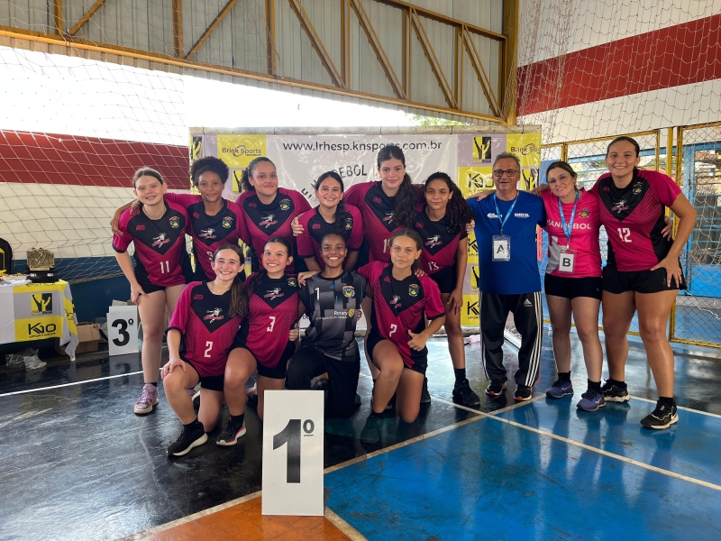 Aparecida do Taboado é campeã de Handebol na categoria mirim