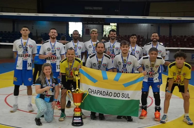 Chapadão do Sul garantiu o vice campeonato na Liga MS de Voleibol