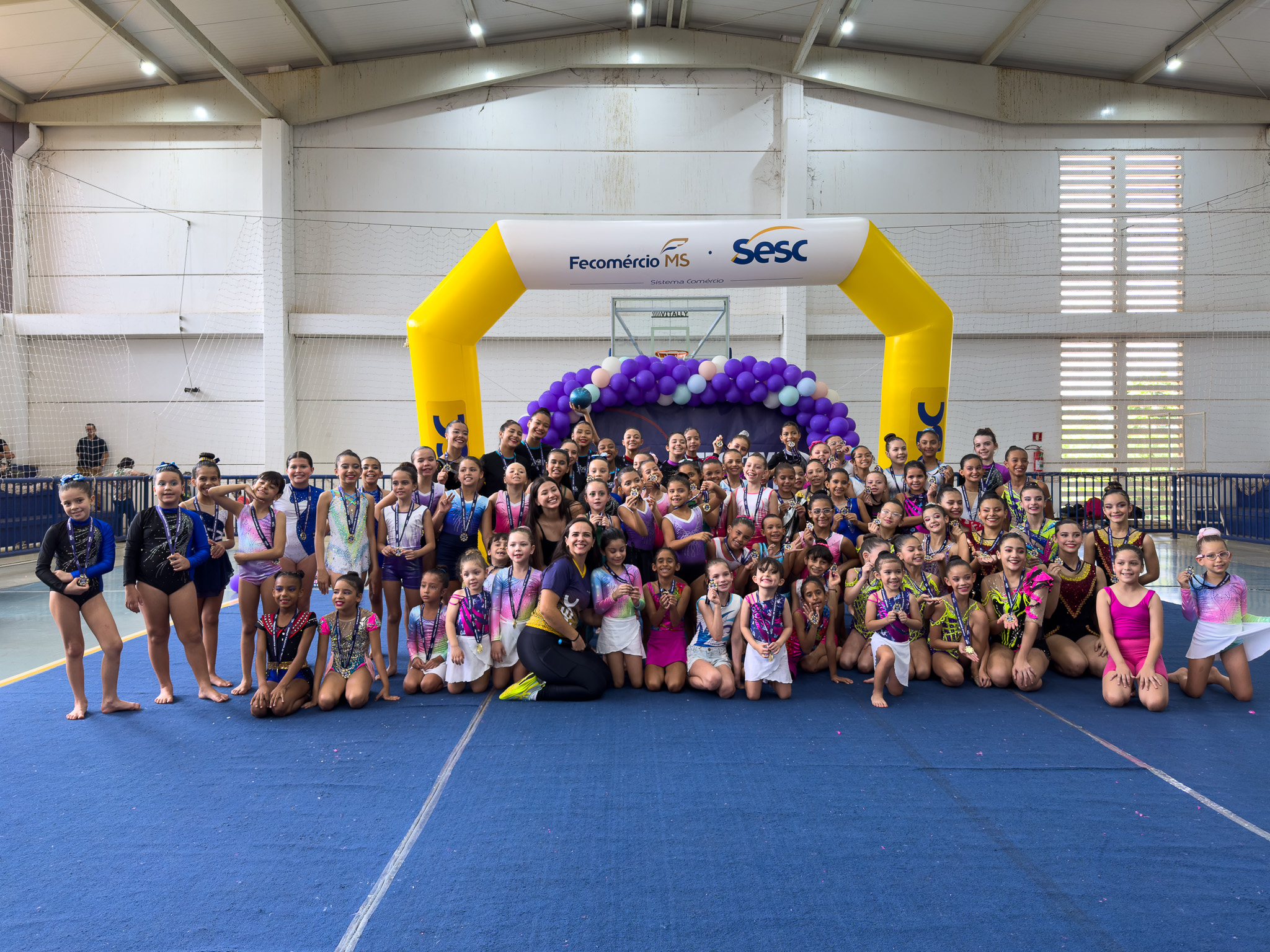 Sesc Camillo Boni realiza Festival de Ginástica Rítmica