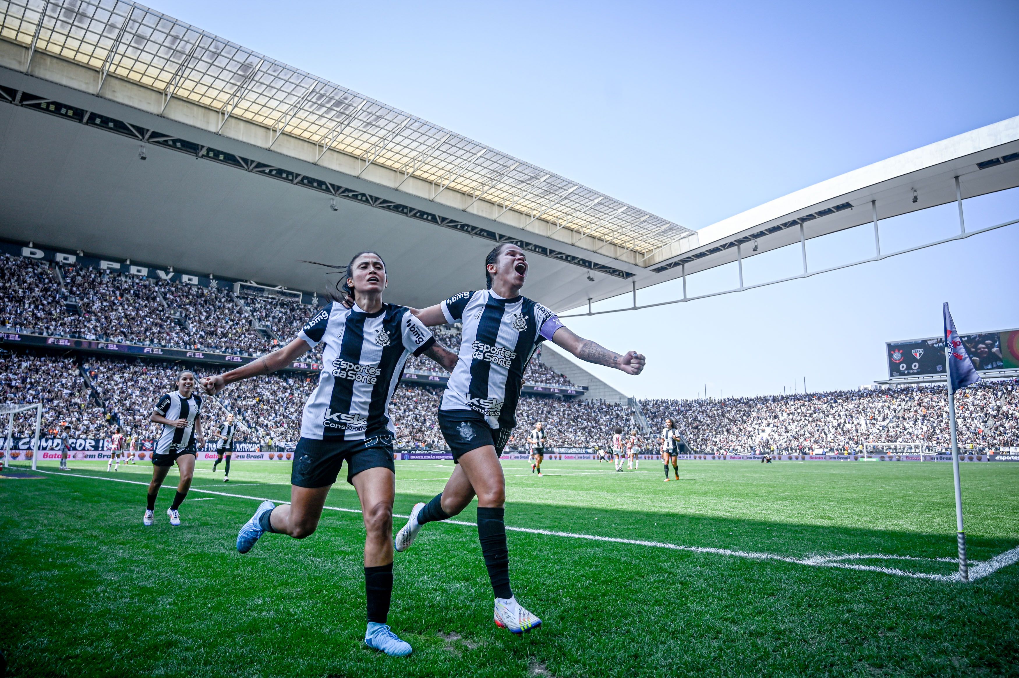 Corinthians é líder do Ranking Nacional de Clubes do Futebol Feminino 2025