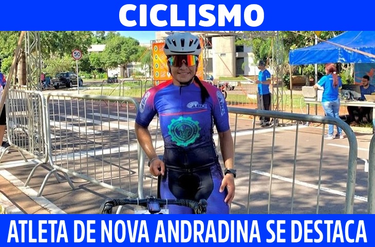 Atleta de Nova Andradina se destaca no ciclismo nacional