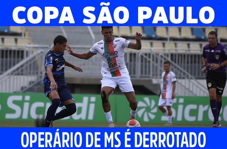 Operário Caarapoense é derrotado pelo Comercial na Copa São Paulo de Futebol Júnior