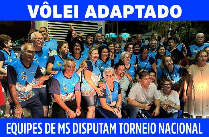 Equipes de MS participam de competição nacional de vôlei adaptado