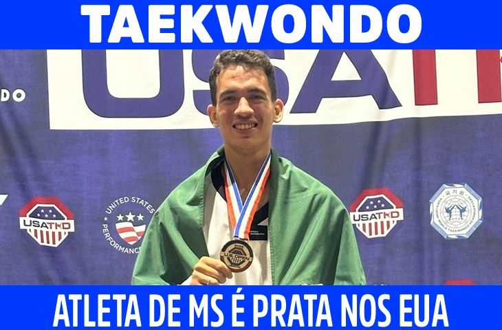 Luiz Felipe Aquino conquista a prata no US Open de Taekwondo 