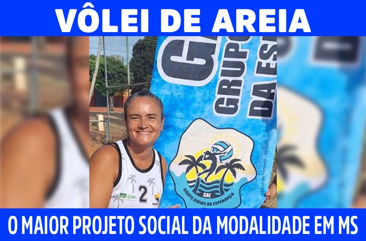 ‘Por acidente’ surgiu o maior projeto social de vôlei de areia de MS