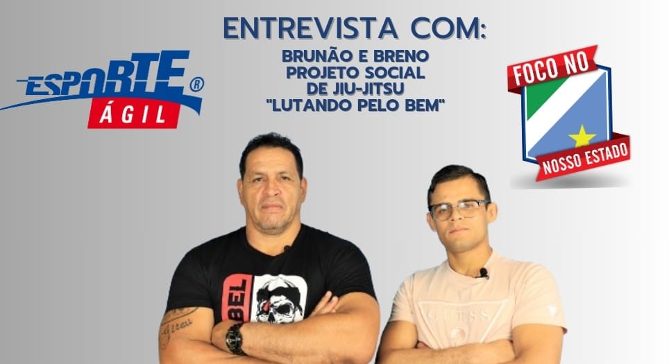 Brunão e Breno do Jiu-Jitsu em entrevista para o Esporte Ági...