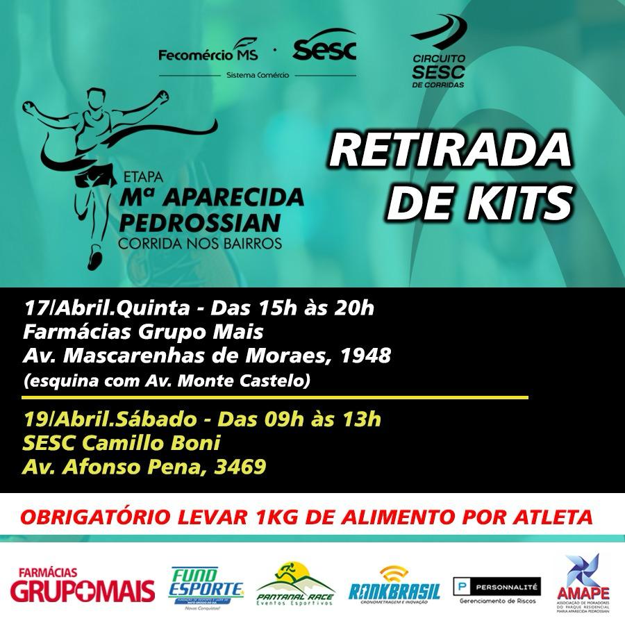 Circuito Sesc de Corridas: Confira locais e horários para retirada dos kits da Corrida