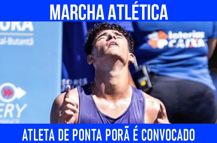 Atleta de Ponta Porã é convocado para representar o Brasil na Copa Pan-Americana de Marcha Atlética