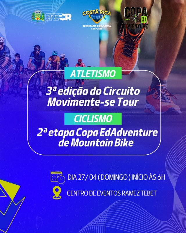 Costa Rica realiza competições de Mountain Bike e Corrida de Rua