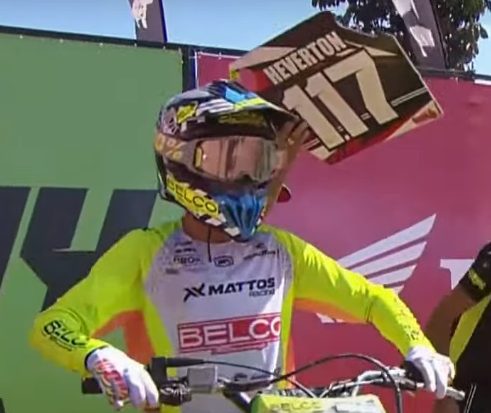 Heverton Silveira vai ao pódio na MXJR do Brasileiro de Motocross em Cuiabá