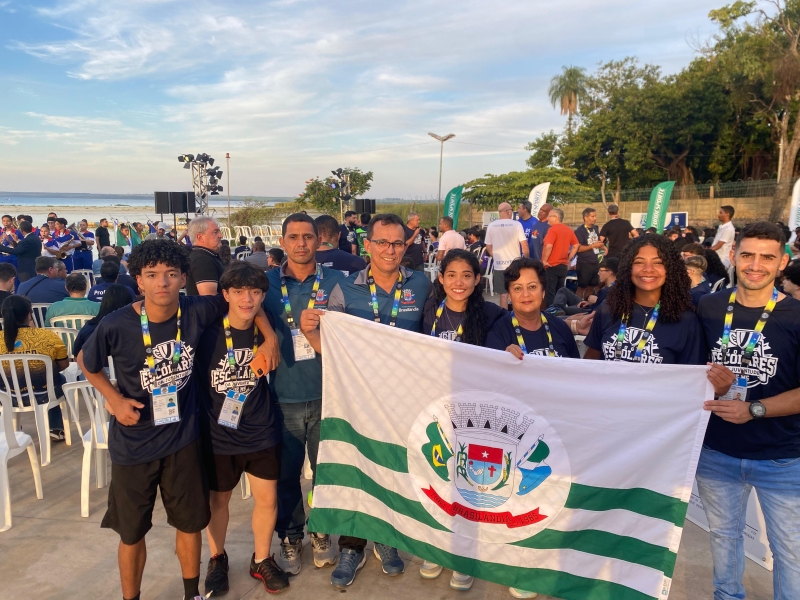 Jovens atletas de Brasilândia representam o município nos Jogos Escolares
