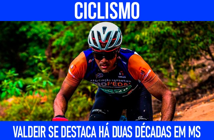 Valdeir se mantém entre os melhores do ciclismo sul-mato-grossense há mais de duas décadas