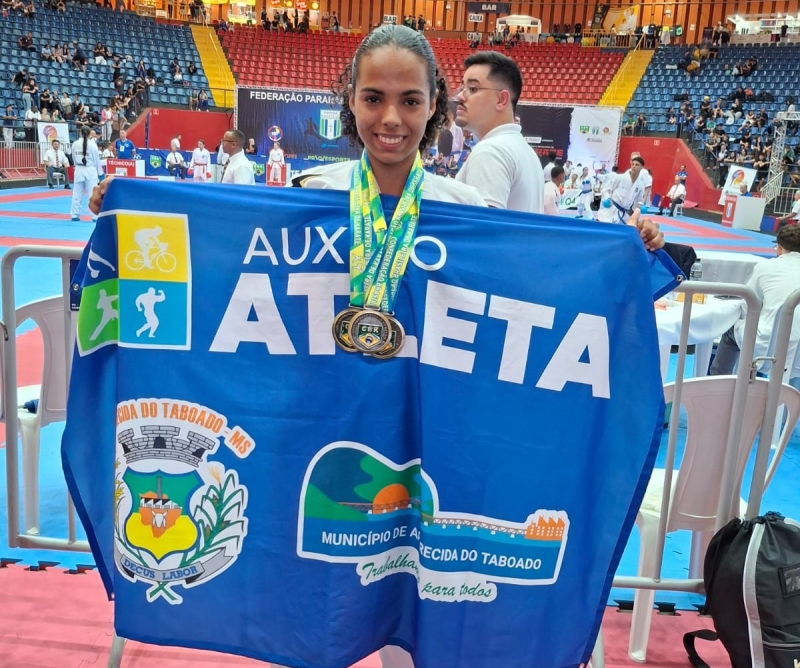 Atletas de Karatê de Aparecida do Taboado brilham no Campeonato Brasileiro