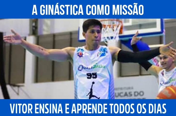 Descobrir na ginástica uma missão: Vitor Tavares ensina e aprende todos os dias no Instituto Ginasloucos