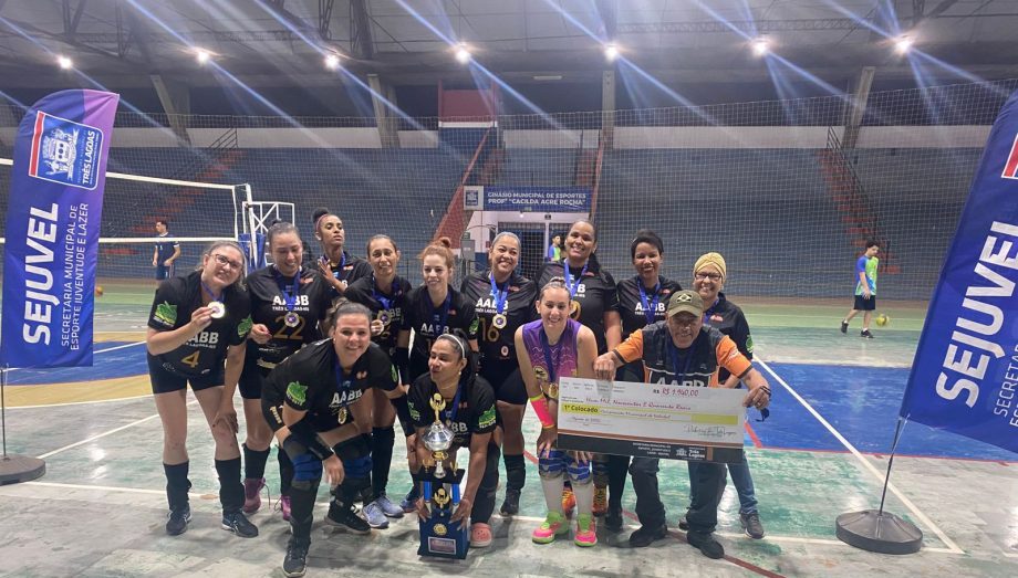 AABB é campeã do Campeonato Municipal de Voleibol Feminino 2025 em Três Lagoas