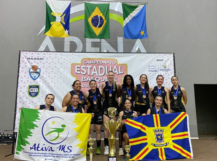 Ativa MS conquista título do Estadual de Basquetebol Adulto Feminino