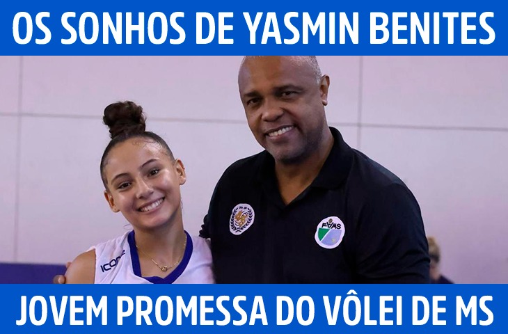 Os sonhos de Yasmin Benites, jovem promessa do vôlei de MS