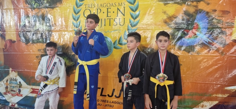Brasilândia brilha no OPEN de Jiu-Jitsu em Três Lagoas