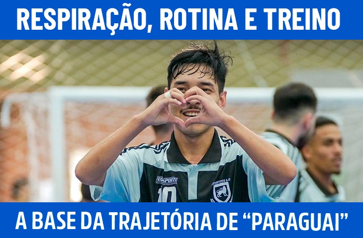 Respiração, rotina e treino: a base da trajetória de Gustavo “Paraguai”