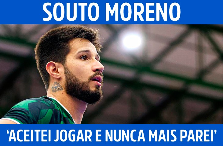 Souto Moreno e o vôlei que começou por acaso: ‘Aceitei jogar e nunca mais parei’