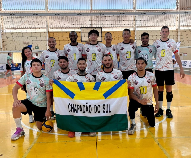 Chapadão do Sul marca presença no JAMS 2025 com futsal e vôlei adulto