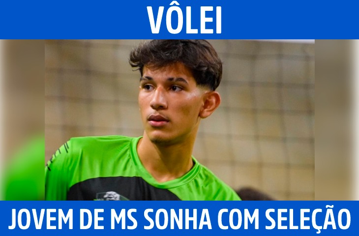 Jovem ponteiro de MS projeta carreira no vôlei e sonha com a Seleção Brasileira