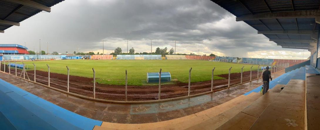 FFMS realiza obras no Estádio Jacques da Luz para jogos do Campeonato 