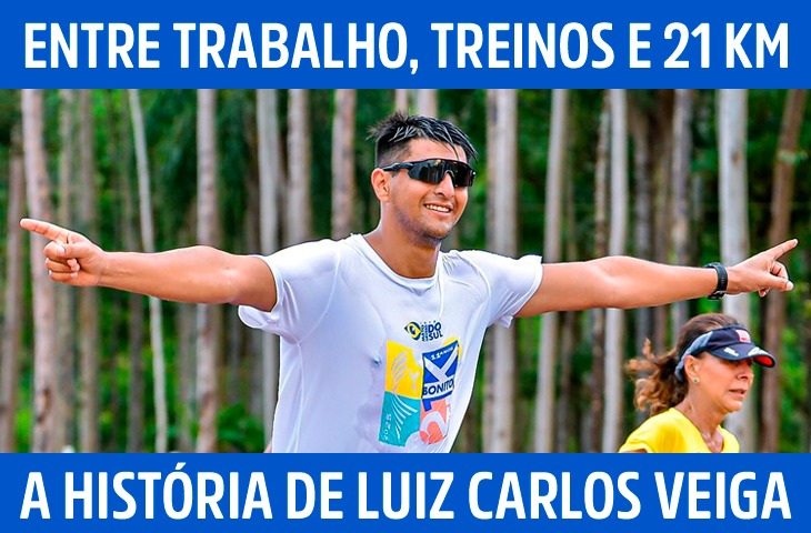 Entre trabalho, treinos e 21 km: a história de Luiz Carlos Veiga
