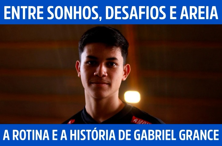Entre sonhos, desafios e areia: a rotina e a história de Gabriel Grance, atleta sul-mato-grossense