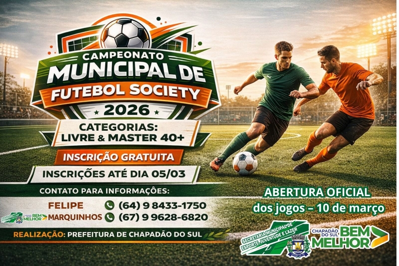 Assentamento São Joaquim sediará 4º Campeonato de Futebol Society